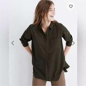 Madewell Dark Green Camisole Top